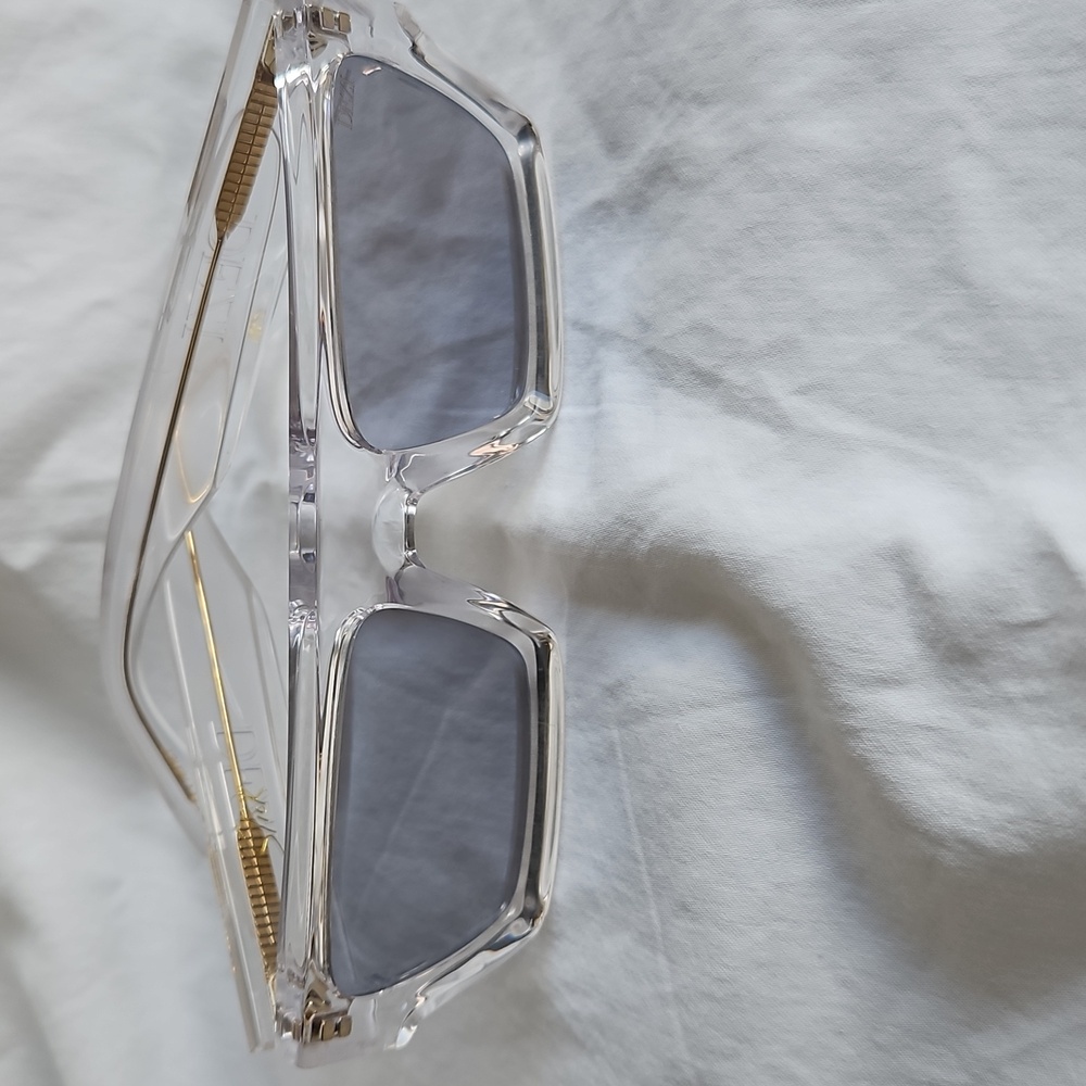 Nwot Dezi Clear Rectangular Sunglasses - image 2